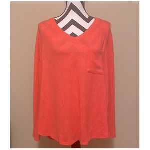 Orange Calvin Klein sweatshirt